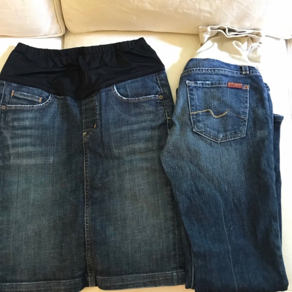 Citizens of Humanity Maternity jeans skirt only